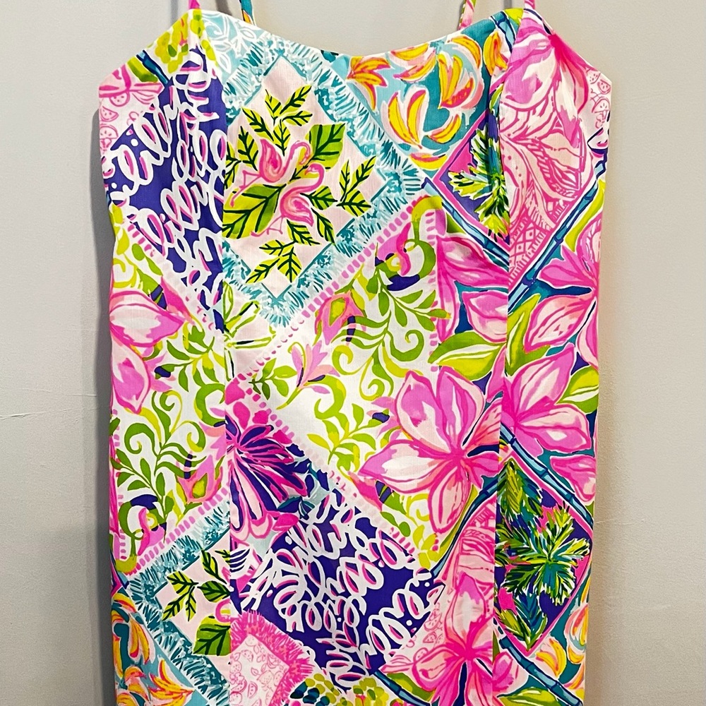 LILY PULITZER pink sleeveless dress Sz 14